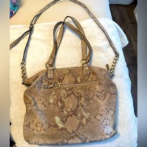 Michael Kors snakeskin purse 👜
